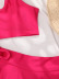 Solid Color U-Neck Knotted Waist High-Waist Swimwear NSFPP104733