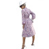Print Chiffon Waist Slim Dress Without Belt NSJM104827