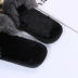Plush Flat Bottom Metal Slippers NSKJX104839
