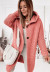 Solid Color Hooded Loose Cardigan NSJXW105050