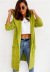 Loose Long Velvet Pocket Hooded Knitted Cardigan NSJXW105076