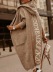 Mid-Length Hooded Letter Knitted Cardigan NSPZN105082