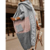 Color Matching Pocket Hooded Casual Long Cardigan NSPZN105085