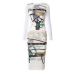 Round Neck Long-Sleeved Printed Top Low-Waist Long Skirt Set NSSWF105138