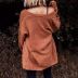 Mid-Length Loose Long-Sleeved Knitted Cardigan NSPZN105144