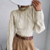 Round Neck Thick Needle Twist Cropped Pullover Sweater NSPZN105158