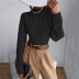 Round Neck Thick Needle Twist Cropped Pullover Sweater NSPZN105158