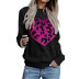 Round Neck Leopard Love Pullover Sweater NSPZN105159