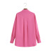 Pink Long-Sleeved Poplin Shirt NSXFL105314
