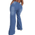 Jeans bootcut rasgados de talla grande NSWL105415