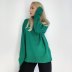 Turtleneck Solid Color Loose Long-Sleeved Thick Pullover Sweater NSJXW105439