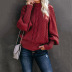 loose long-sleeved knitted pure color sweater nihaostyles wholesale clothes NSSYV105642