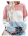 hit color lantern sleeve pullover sweater nihaostyles wholesale clothes NSSYV105659