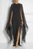 chiffon sleeveless shawl slit evening dress nihaostyles clothing wholesale NSYLY105712