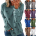 Five-Pointed Star Print Long-Sleeved Sweatshirt NSYHY105727