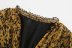 Long-Sleeved Stretch Waist Printed Dress NSXFL106092