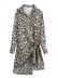 Long-Sleeved Leopard Print Wrap Dress NSXFL106095