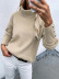 winter turtleneck  buttoned knitted sweater nihaostyles wholesale clothing NSSYV106362