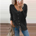 Woolen V-Neck Knitted Sweater Cardigan NSYHY106391