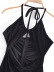 Velvet Hollow Halterneck Suspender Dress NSXFL106605