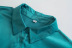 Blue Slim Knotted Shirt Dress NSXFL106615