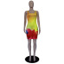 Print Sleeveless Slip Dress NSQMG107439
