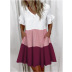 Casual Short Sleeve Ruffle Pocket Dress NSLGY107537