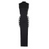 Sleeveless High Slits Lace-Up Slim Dress NSXE108294