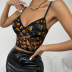 Stitching Embroidery See-Through Lace Camisole NSSCY108620