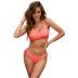 Bikini de color sólido con correa plegable NSXSY108773