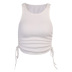solid color double-sided drawstring vest NSXE108835