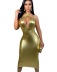 slim-fit solid color prom sheath dress NSCYW108878