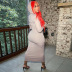 Solid Color Slim Hooded Long-Sleeved Dress NSHTL99691