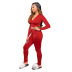 Solid Color Hooded Home 2 Piece Set NSMYF100027