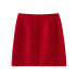 High-Waist Double-Breasted Woolen Suit Skirt NSAM109151