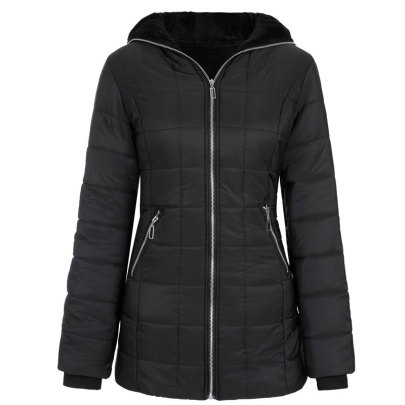 Cotton Long Sleeve Hooded Slim Jacket NSJC109020
