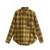 Pocket Loose Plaid Shirt NSAM109467