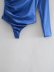 Single Long-Sleeved Pleated Jumpsuit NSAM109493
