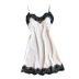 V-Neck Lace Suspender Nightdress Multi-Color NSYCX109589