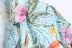 Floral Print Drape Short Shirt NSXFL101424