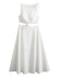 White Vest & Skirt With Lining 2 Piece Set NSXFL101447