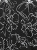 Black Round Neck Floral Printed Sweatshirt NSXFL101456