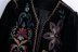 Long-Sleeved Embroidered Velvet Cardigan NSLQS101501