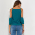 solid color off-shoulder sling top  nihaostyles wholesale clothing NSBJ100965