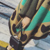 Color-Blocking Cloak-Style Imitation Cashmere Scarf NSCM101067