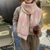 Plaid Print Knitted Scarf NSCM101093