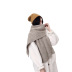 Solid Color Knitted Warm Scarf NSCM101119
