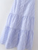 Striped Tube Top Suspender Dress NSLQS101189
