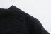 Black Long-Sleeved Single-Breasted Texture Jacket NSLQS101207
