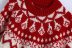 White Long-Sleeved Red Jacquard Knitted Sweater NSLQS101210